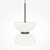 Lampa wisząca Kyoto MOD178PL-L11B3K LED 11W 3000K klepsydra czarna biała