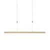Wisząca lampa ADRIANA mosiądz LED 45W 2700-5000K do jadalni belka listwa podłużna 2568-60