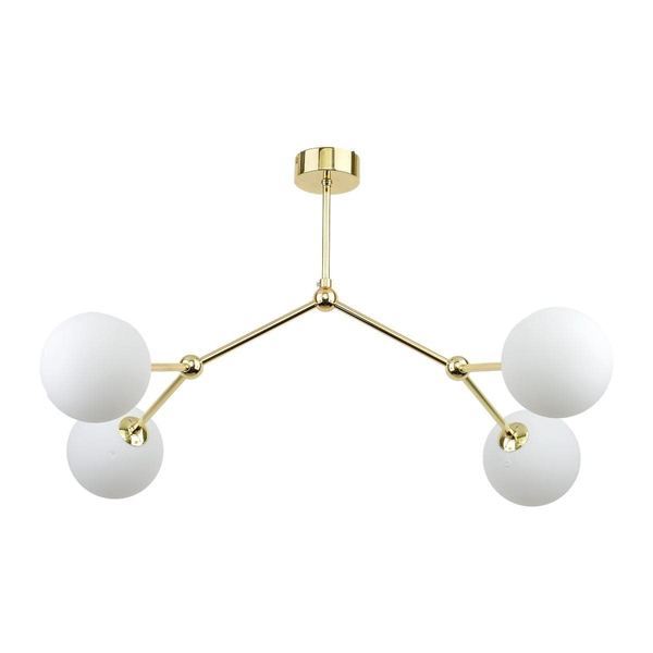 Molekułowa sufitowa lampa Fairy 6470 TK Lighting szklane klosze kule złota
