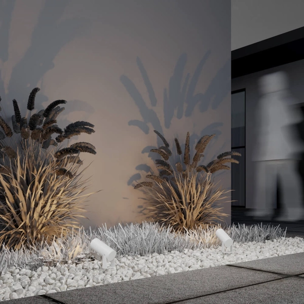 Wbijana lampa zewnętrzna Bern O050FL-L5W3K LED 5W 3000K IP65 tubka biały