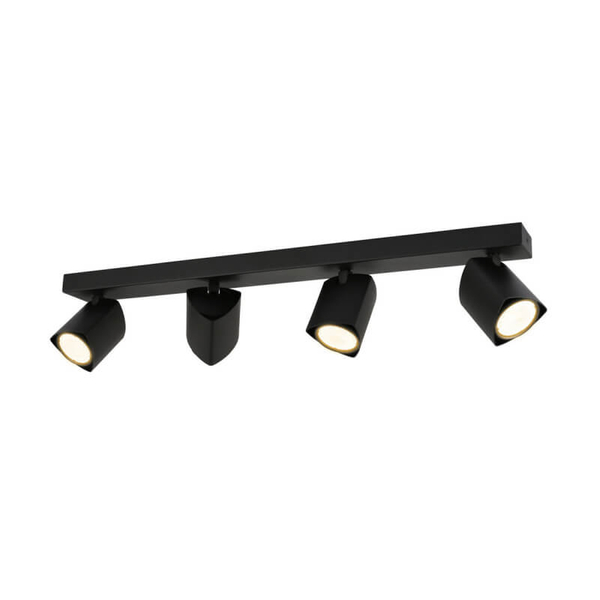 Sufitowa lampa regulowana Merusa kierunkowa do pokoju czarna