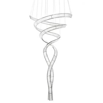 Lampa wisząca kryształowa Cordon MSE1501100194 Moosee LED 115W 3000K chrom