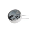 Sypialniana wisząca lampa Mapa biała szklana 1xE27 42W okrągła do jadalni 9087