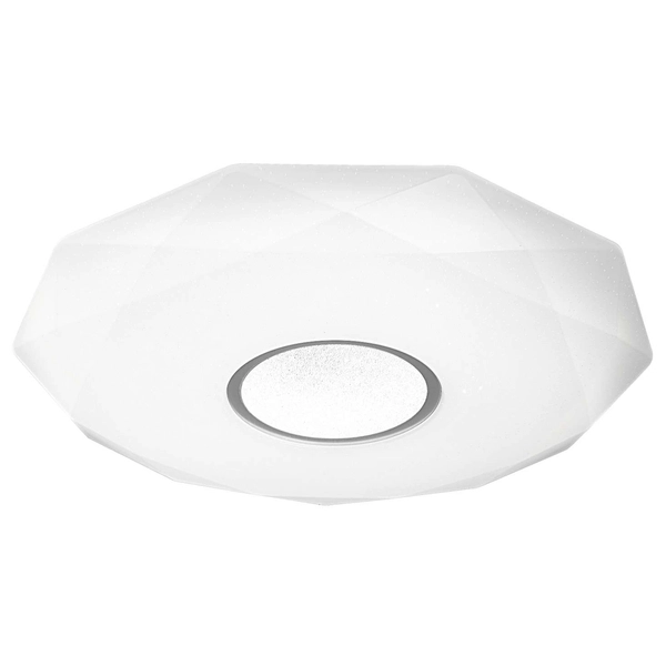 Plafon LAMPA sufitowa DIAMOND 313508 Polux natynkowa OPRAWA geometryczna LED 36W 3000K - 6500K łazienkowa biała