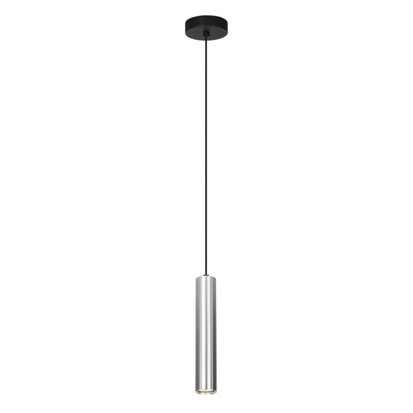 Wisząca lampa pojedyncza Lopus PND-48930-1-ALU Italux sopel zwis srebrny