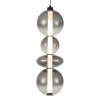 Wisząca lampa nad stół DAPHNE ML0347 LED 36W 3000K przydymiona czarna