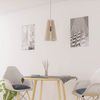 Wisząca lampa loftowa 137623620231 nad łóżko drewno