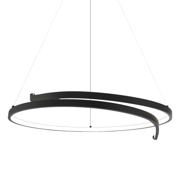 Wisząca pierścieniowa lampa LORENZO ML1583 LED 35W 4000K  czarny