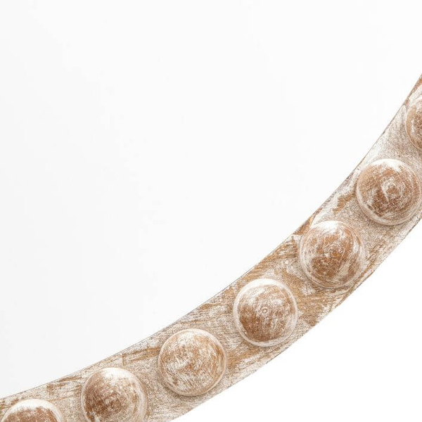 Lustro vintage okrągłe Millbrook 5056693538004 szklane naturalne