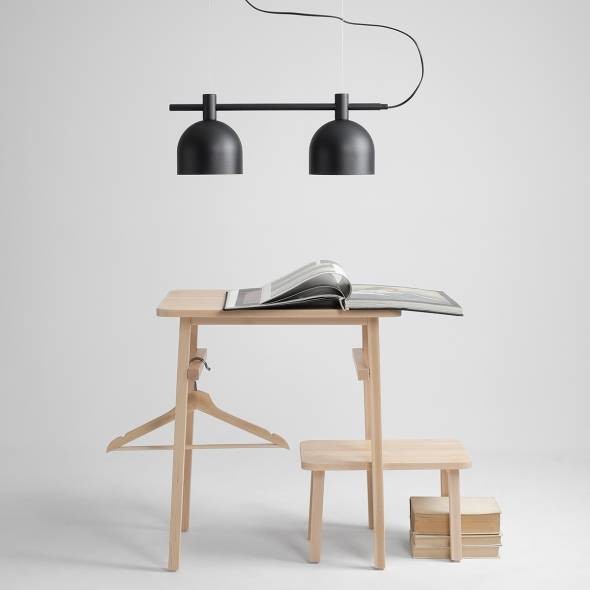 Loftowa lampa wisząca BERYL 976H1 Aldex metalowe kopuły