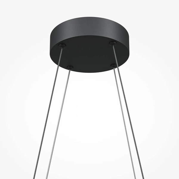 Nowoczesna lampa wisząca Halo MOD244PL-L50BK Maytoni LED 40W 4000K czarna