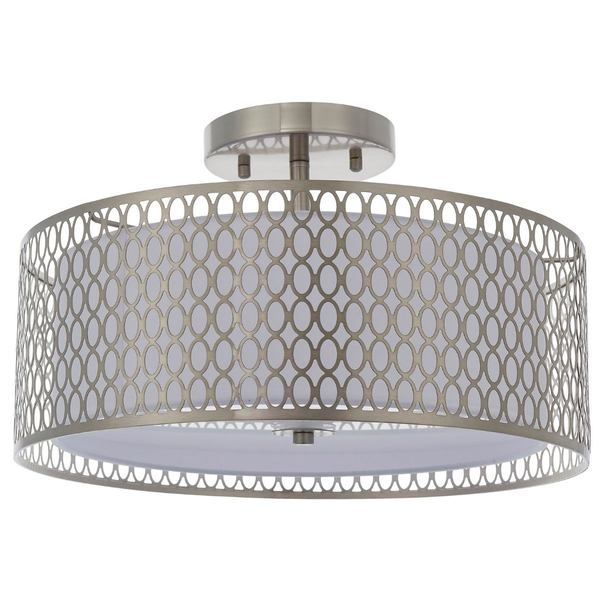 Lampa sufitowa Cordero 81966 Endon ażurowa okrągła metal nikiel