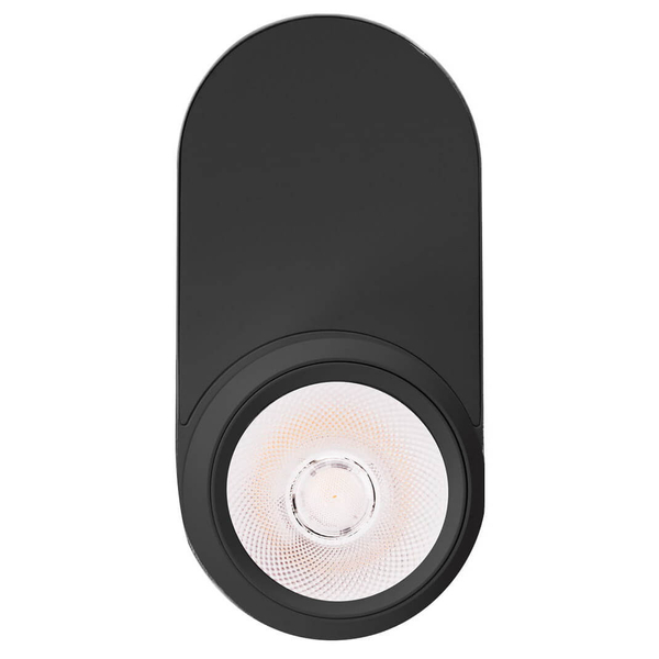 Lampa nasufitowa z regulacją ZEUS C0264 LED 10W 3000K czarna