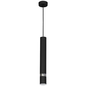 Loftowa LAMPA wisząca JOKER MLP1413 Milagro metalowa OPRAWA tuba zwis czarny srebrny