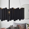 LAMPA wisząca LEVEL 107925 Markslojd metalowa OPRAWA modernistyczny ZWIS rurki czarne