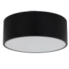 Minimalistyczny plafon tarasowy Livo 10984 okrągły IP54 czarny biały