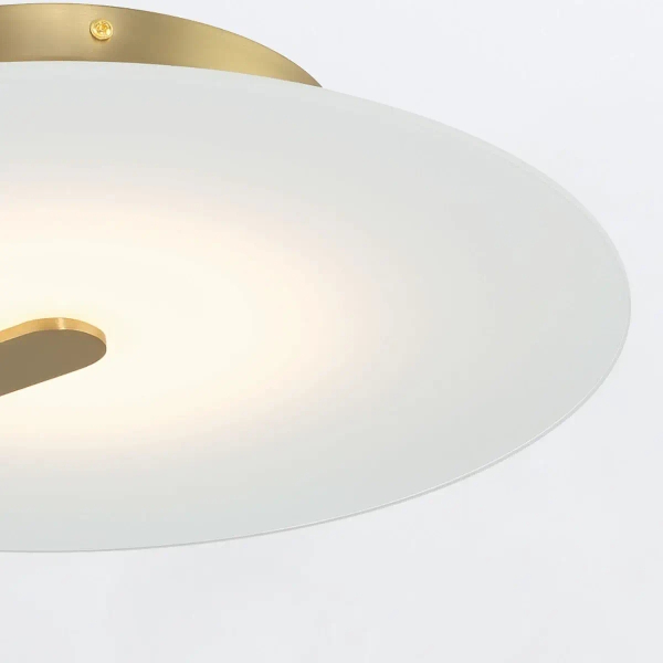 Naścienna lampa salonowa Nuvola QN-NUVOLA-F-M-BG LED 18W 3000K złota biała