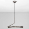 Zwisowa lampa do salonu ZUDANEZ LE44648 LED 31W 2700-4000K ring szara