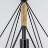 Druciana LAMPA wisząca 8802/1 ZWIS - 06 Elem metalowa OPRAWA industrialny ZWIS loftowy czarny