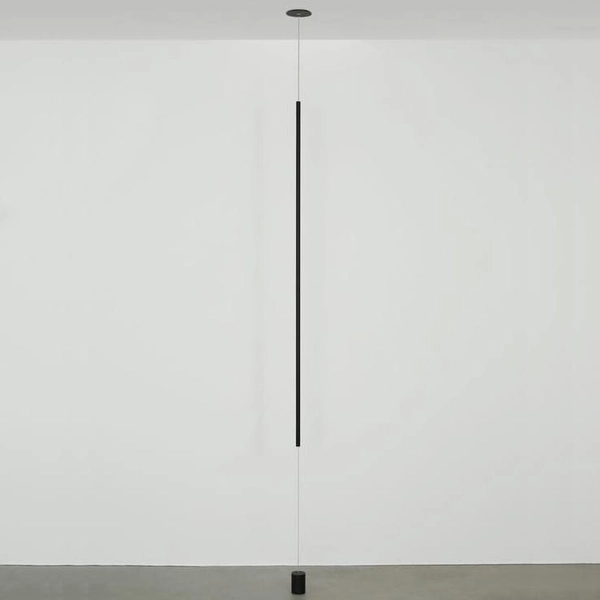 LAMPA sufitowo Podłogowa BUGA LE41359 Luces Exclusivas tuba OPRAWA metalowa LED 20W 3000K wpust czarny