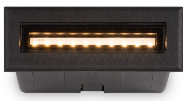 Lampa schodowa wpuszczana Bosca O045SL-L5B3K LED 5W 3000K czarna