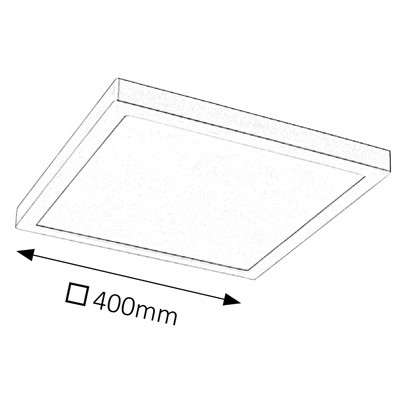 Plafon LAMPA sufitowa LOIS 2670 Rabalux kwadratowa OPRAWA metalowa LED 36W 3000K satyna