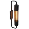 LAMPA ścienna CALIXT 05233/01/30 Lucide industrialna OPRAWA metalowy kinkiet czarny