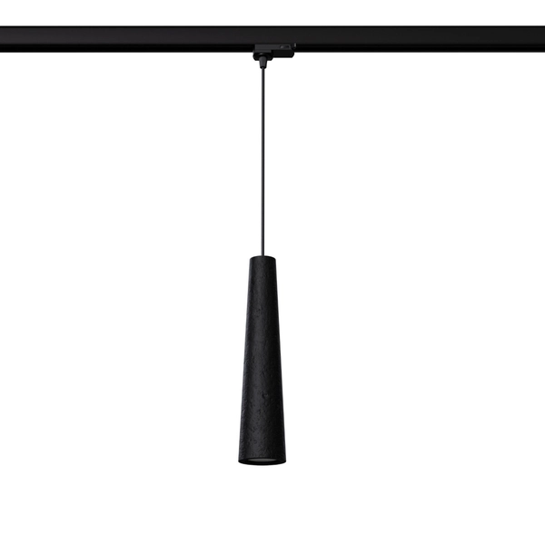 Trzyfazowa lampa wisząca z żarówką ELECTRA MYL.00155 betonowa czarny