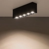 Lampa sufitowa Midi 10055 Nowodvorski LED 20W 3000K do salonu czarna