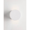 Minimalistyczne oczko ścienne SALDORA LE45570 biała