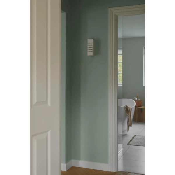 Prostokątna lampa ścienna Lancio 2412501001 na przedpokój biały