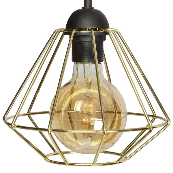 Ścienna LAMPA kinkiet LUPO MLP6269 Milagro metalowa OPRAWA druciana klatka industrialna czarna