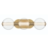 Kinkiet ścienny bubble Atomo QN-ATOMO-3W-BG LED 13W 3000K IP44 złoty