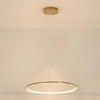 Okrągła wisząca lampa Ring Slim MSE1501100156 Moosee LED 20W 3000K pierścień złoty