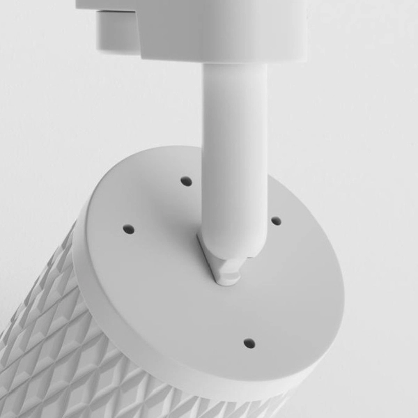 Szynowa 1-fazowa lampa do salonu Focus TR011-1-GU10-W z regulacją biała