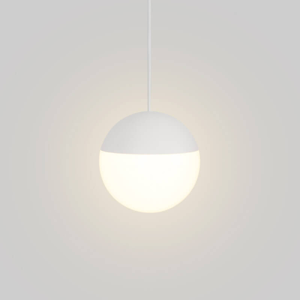 Wisząca lampa okrągła Mica ABR-LW-MIC-B LED 9W 2700K ball kula biała