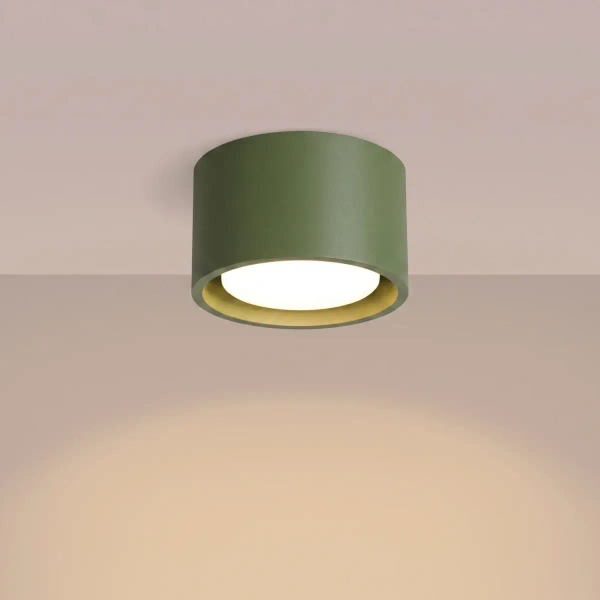 Oliwkowa lampa sufitowa MODO SL.2462 1xGx53 metalowy downlight tuba