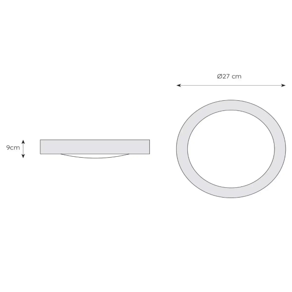 Metalowa lampa sufitowa Fresh 79158/01/12 Lucide do łazienki IP44 srebrna