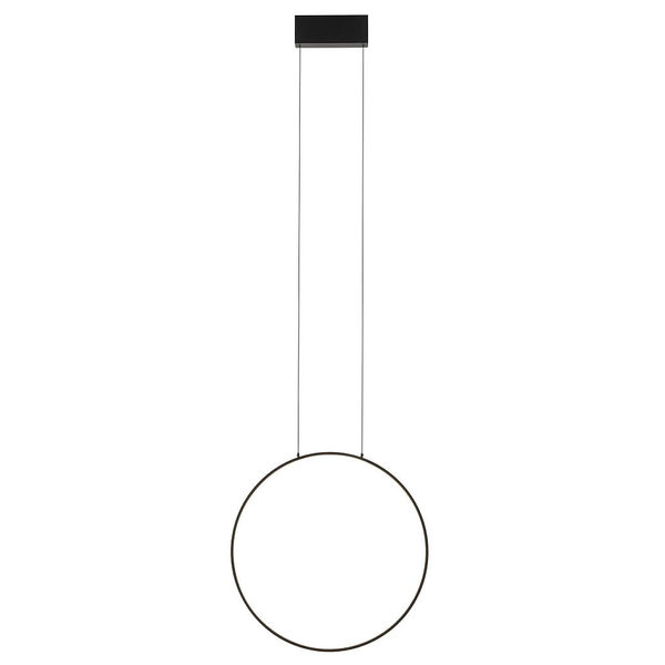 Lampa wisząca do salonu ring Circolo 10810 Nowodvorski LED 18W 3000K czarna