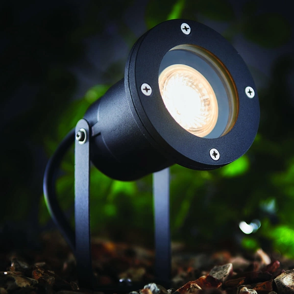 Reflektor gruntowy Opaz MV POLGU10 Saxby ściemniacz IP44 czarna