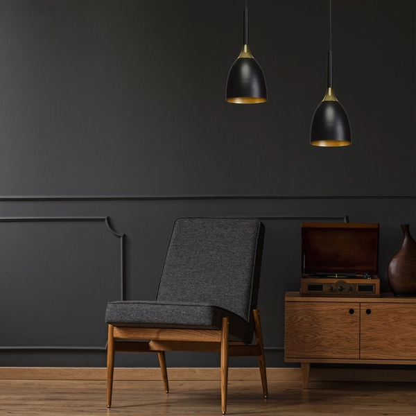 Industrialna lampa loftowa CLARK MLP6221 okrągły industrialny czarny