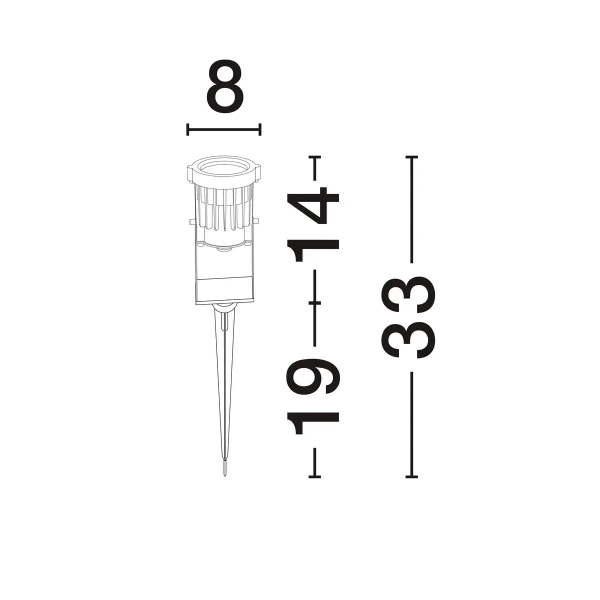 Słupek z regulacją do ogrodu COLENZO LE75346 LED 13W 2700K IP65 czarny