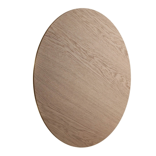 Ekologiczny kinkiet ścienny Luna 10098 japandi koło drewniany