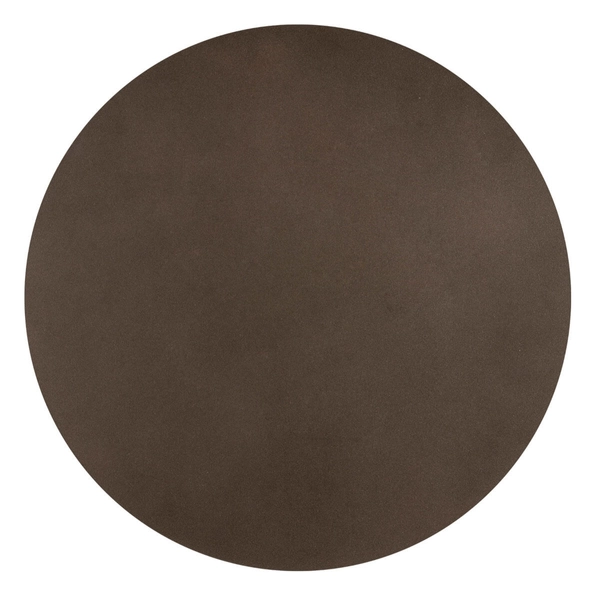 Lampa naścienna Luna 6453 do salonu round disc okrąg brązowa