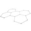 Nowoczesna lampa sufitowa Geometric LP-0209/5C 4K LED 4000K IP44 biały
