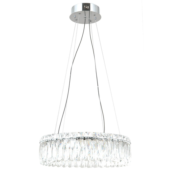 Wisząca lampa Nosta PND-34364-3-CH-CL LED 36W 3000K chrom przezroczysty