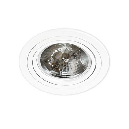 Wpust lampa kierunkowa Stan AZ0861 okrągła spot do zabudowy biała