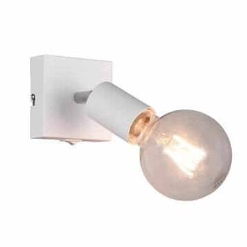 Kinkiet LAMPA ścienna VANNES R80181731 RL Light regulowana OPRAWA metalowy reflektorek loftowy biały mat