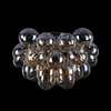 Plafon LAMPA modernistyczna BALBO MOD112CL-08G Maytoni sufitowa OPRAWA plafoniera szklana kule molekuły koniak