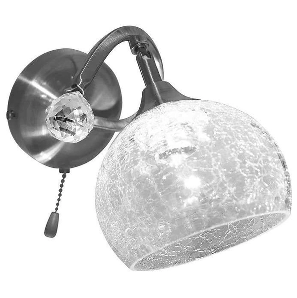 Lampa ścienna VEN K-B 22060/1 SL regulowana szklana satyna przezroczysty